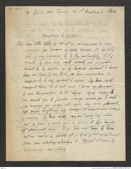 Nachlass Franz Steindachner, Brief von Peracca an Franz Steindachner (20.06.1898), Inv.Nr. 389.01, Seite 1